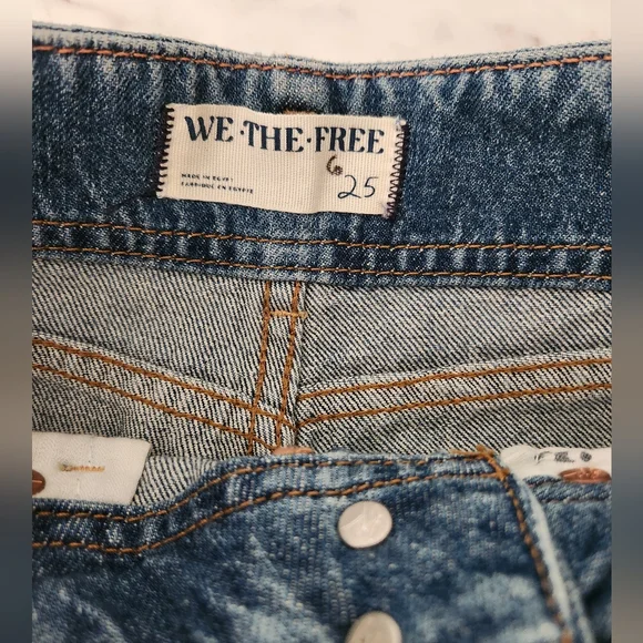 NWT Free People We the Free Aster Straight leg jeans - Picture 11 of 13